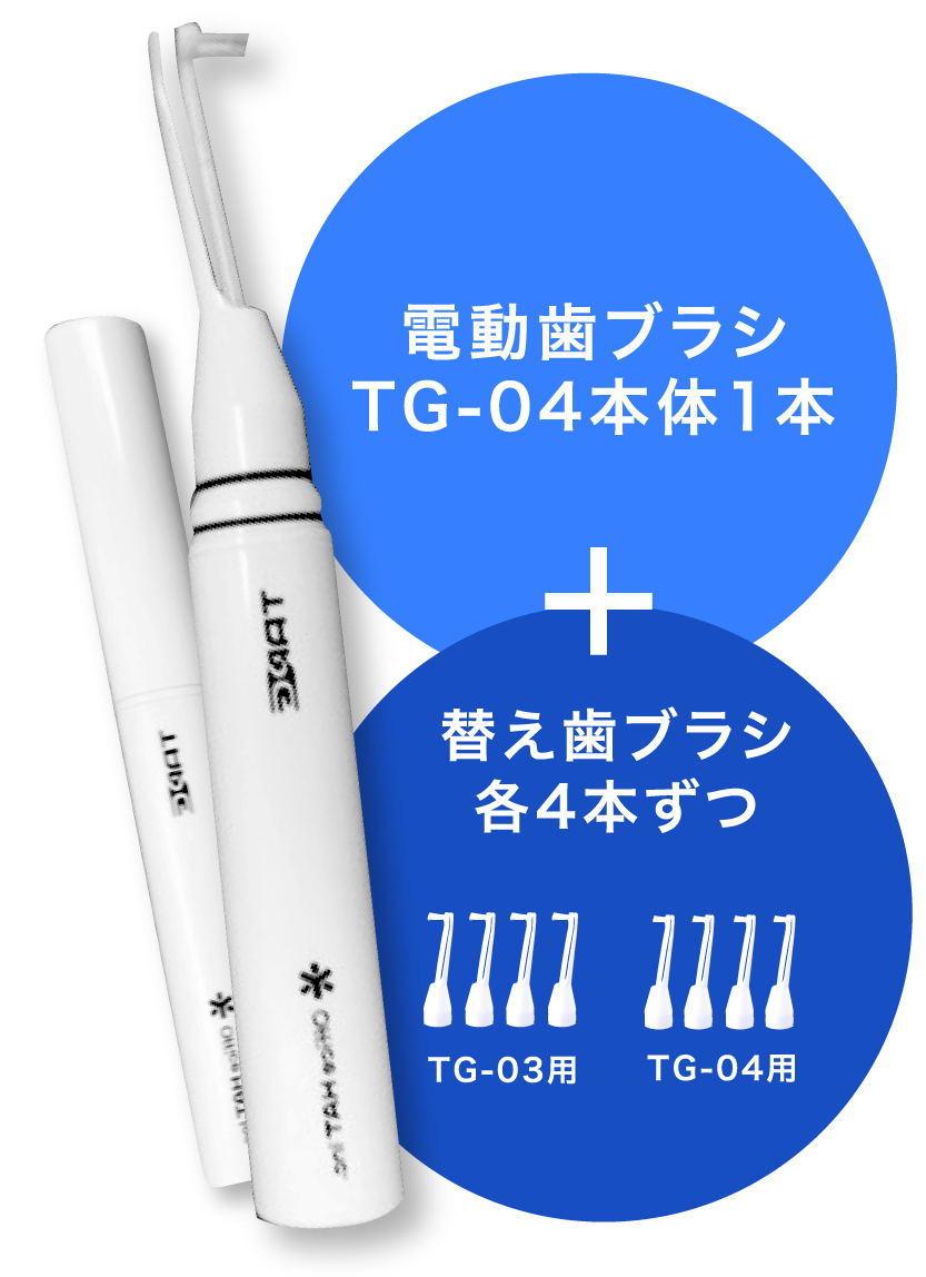 電動歯ブラシTAPG TG-04ファミリーセット